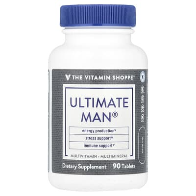 The Vitamin Shoppe, Ultimate Man®, Multivitamin & Multimineral, 90 Tablets
