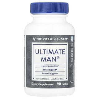 The Vitamin Shoppe, Ultimate Man®，多維生素和多礦物質，90 片