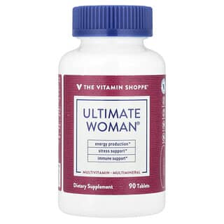 The Vitamin Shoppe, Ultimate Woman®, Suplemento multivitamínico y multimineral, 90 comprimidos