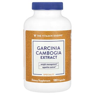The Vitamin Shoppe, Garcinia Cambogia Extract, Malabar-Tamarinde-Extrakt, 180 Kapseln