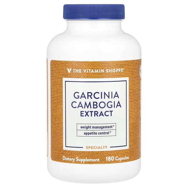 The Vitamin Shoppe, Extracto de Garcinia cambogia, 180 cápsulas