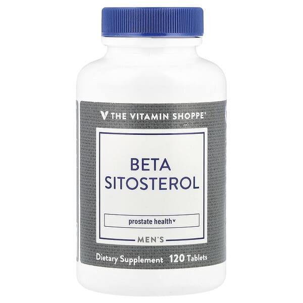The Vitamin Shoppe, 남성용 베타 시토스테롤, 120정