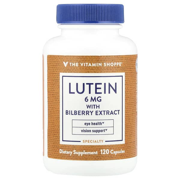 Lutein With Bilberry Extract, 120 Capsules