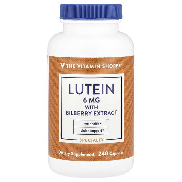 Lutein With Bilberry Extract, 240 Capsules