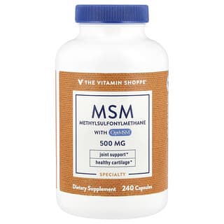 The Vitamin Shoppe, МСМ с OptiMSM®, 500 мг, 240 капсул