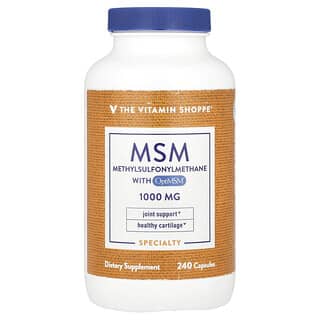 The Vitamin Shoppe, MSM With OptiMSM®, 1,000 mg, 240 Capsules