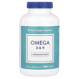 The Vitamin Shoppe, Omega-3-6-9, 240 cápsulas blandas