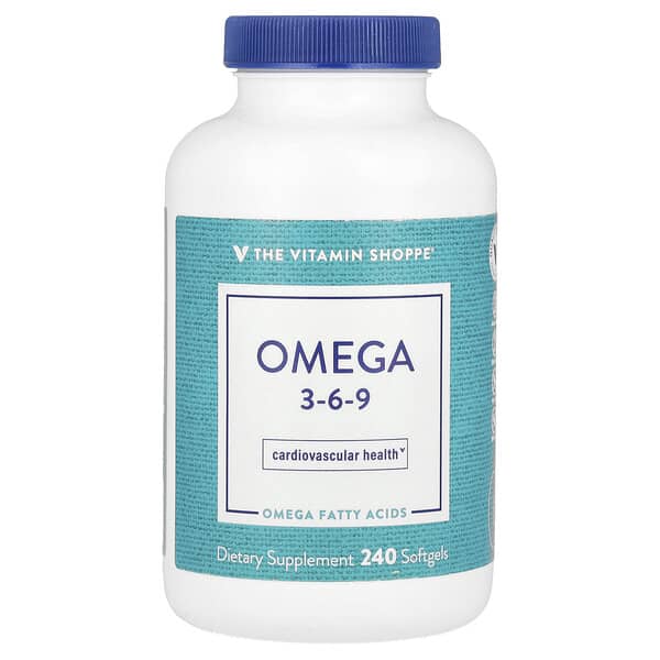 The Vitamin Shoppe, Omega-3-6-9，240 粒軟膠囊