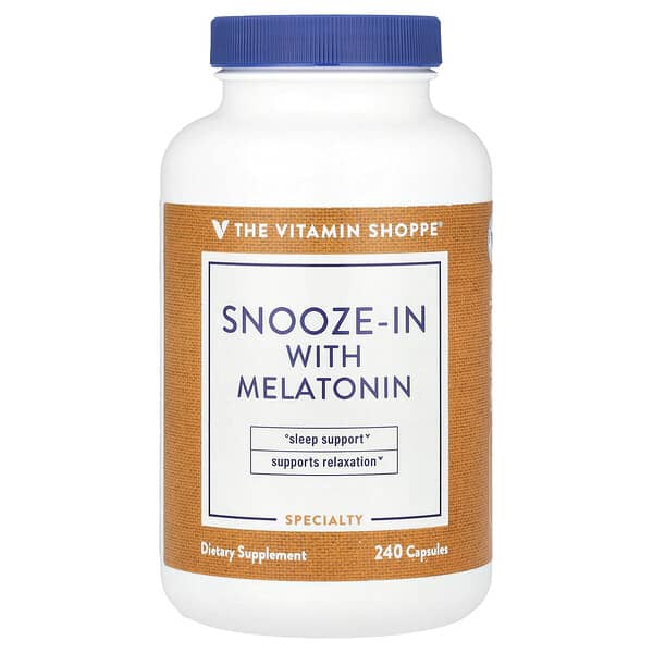 Snooze-In With Melatonin, 240 Capsules