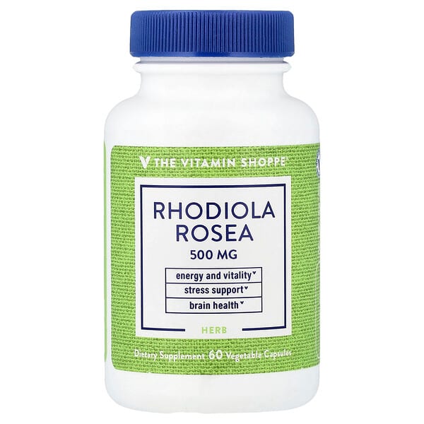 The Vitamin Shoppe, Rhodiola Rosea, 500 mg, 60 Vegetable Capsules — product photo 1