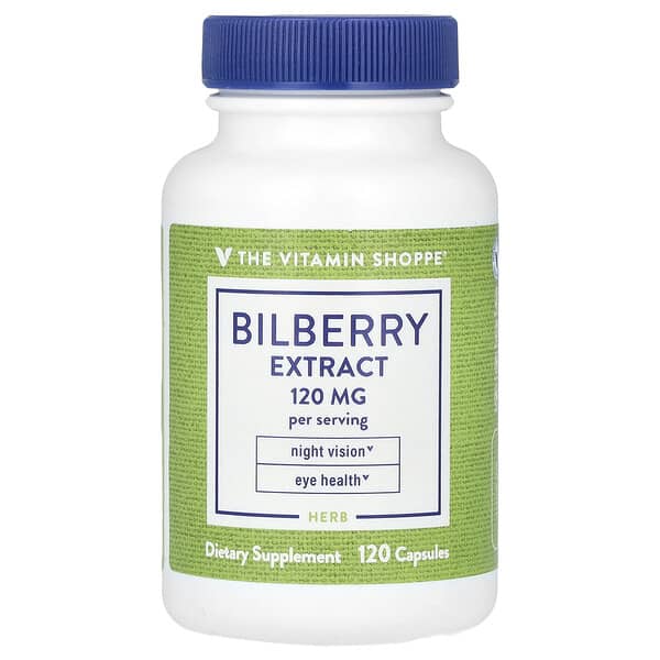 Bilberry Extract, 120 Capsules (60 mg per Capsule)