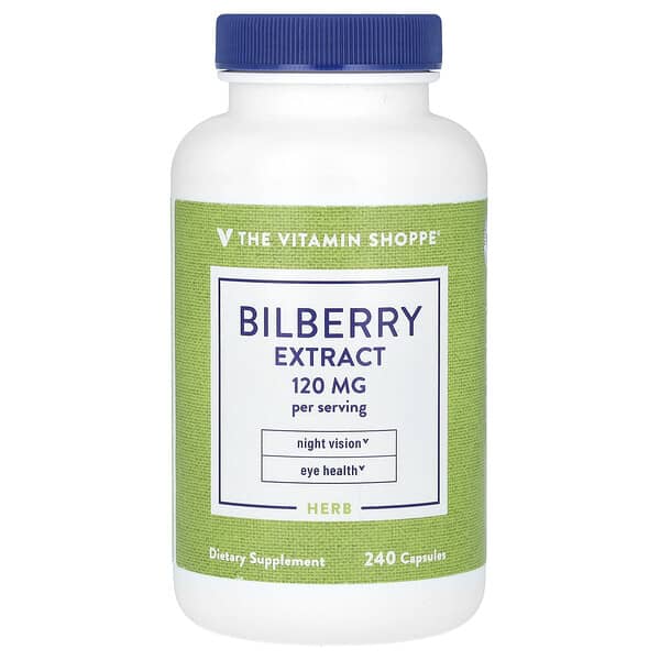 Bilberry Extract, 240 Capsules (60 mg per Capsule)