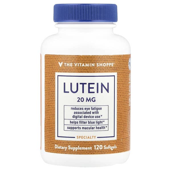 The Vitamin Shoppe Lutein, 20 mg, 120 Softgels