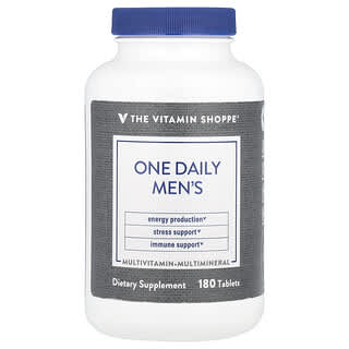 The Vitamin Shoppe, Dose quotidienne pour hommes, 180 comprimés