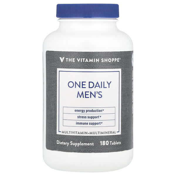 The Vitamin Shoppe, 원 데일리 남성용, 180정