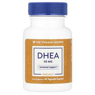 The Vitamin Shoppe, DHEA, 50 mg , 60 Vegetable Capsules