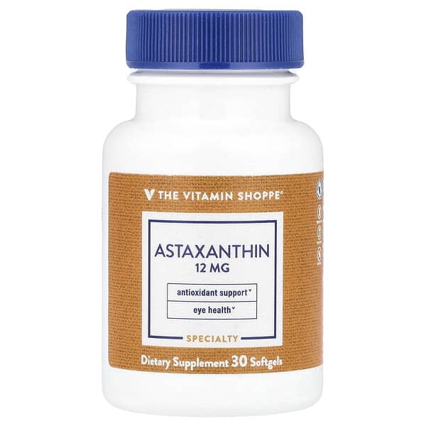 Astaxanthin, 12 mg, 30 Softgels