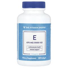 Mulittea Vitamin E 1000 IU Softgels – 670mg, 120 Capsules – Skin, Hair, Immune Support