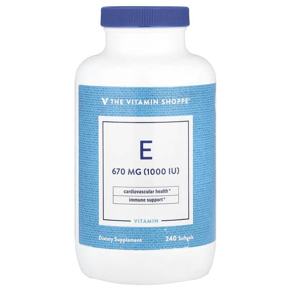 Vitamin E, 670 mg (1000 IU), 240 Softgels