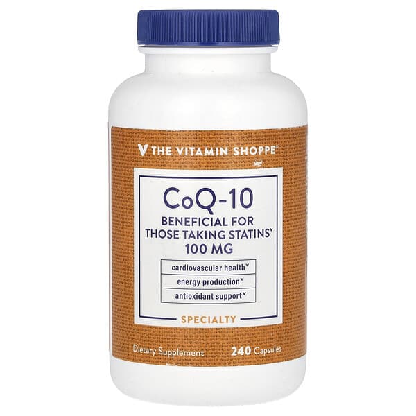 The Vitamin Shoppe, CoQ-10, 100 mg, 240 Capsules