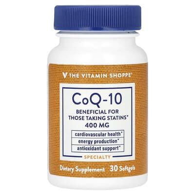 The Vitamin Shoppe, Coenzyme Q10, 400 mg, 30 Softgels