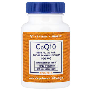 The Vitamin Shoppe, CoQ-10, 400 mg, 30 Softgels