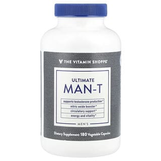 The Vitamin Shoppe, Ultimate Man-T, 남성용, 베지 캡슐 180정