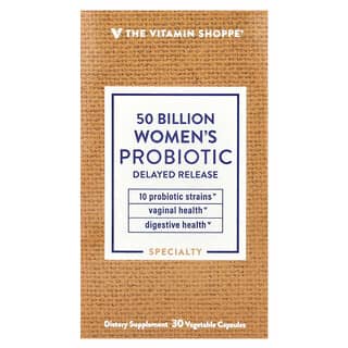 The Vitamin Shoppe, Women's Probiotic, 50 Billion, 30 Vegetable Capsules