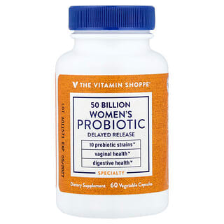 The Vitamin Shoppe, Women's Probiotic, 50 Billion, 60 Vegetable Capsules