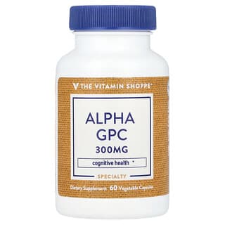 The Vitamin Shoppe, Alpha GPC, 300 mg, 60 pflanzliche Kapseln