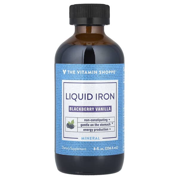 Liquid Iron, Blackberry Vanilla, 8 fl oz (236.5 ml)
