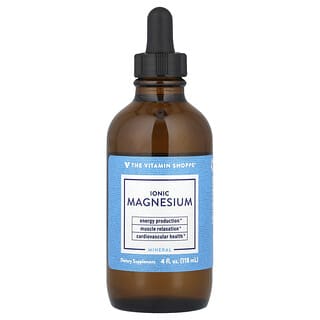 The Vitamin Shoppe, Magnesio iónico, 118 ml (4 oz. líq.)