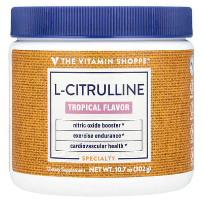 The Vitamin Shoppe, L-Citrulline, Tropical Flavor, 10.7 oz (302 g)
