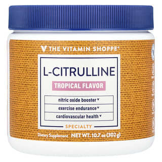 The Vitamin Shoppe, L-Citrulline, L-Citrullin, Tropical, 302 g (10,7 oz.)