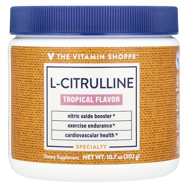 The Vitamin Shoppe L-Citrulline, Tropical, 10.7 oz (302 g)