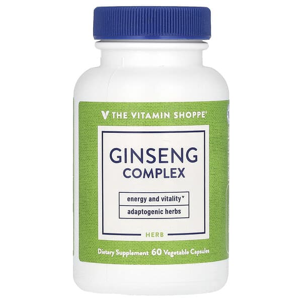 Ginseng Complex, 60 Vegetable Capsules