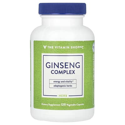 The Vitamin Shoppe, Ginseng Complex, 120 Vegetarian Capsules