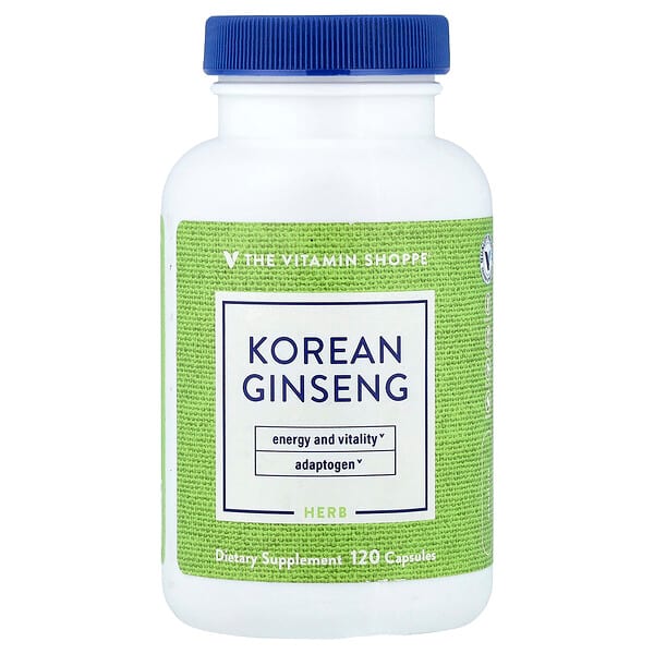 The Vitamin Shoppe, Korean Ginseng, 120 Capsules (648 mg per Capsule) — product photo 1