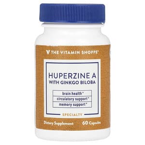 The Vitamin Shoppe, Huperzine A with Ginkgo Biloba, 60 Capsules'