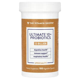The Vitamin Shoppe, Más de 10 probióticos, Más de 10.000 millones, 100 cápsulas vegetales