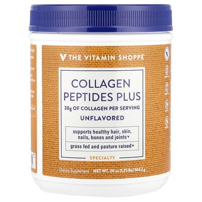 The Vitamin Shoppe, Collagen Peptides+, Original, 20 oz (564.2 g)