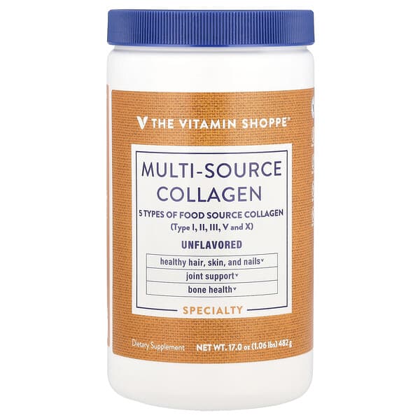 Multi-Source Collagen, Unflavored, 1.06 lbs (482 g)