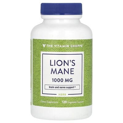 The Vitamin Shoppe, Hericium, 1000 mg, 120 Vegetarian Capsules (500 mg per capsule)