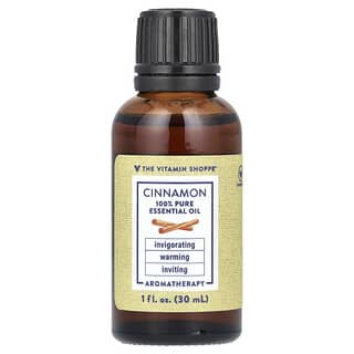 The Vitamin Shoppe, 100% Pure Essential Oil, 100% reines ätherisches Öl, Zimt, 30 ml (1 fl. oz.)