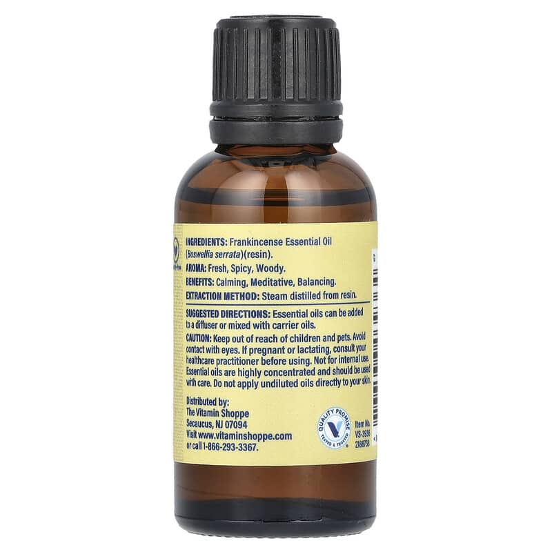 純度100％エッセンシャルオイル、フランキンセンス、30ml（1液量オンス）