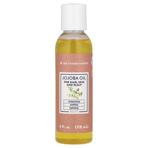 The Vitamin Shoppe, 호호바 오일, 118ml(4fl oz)