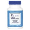 Vitaminas D3 y K2, 60 cápsulas