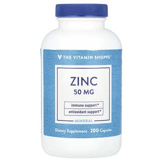 The Vitamin Shoppe, Zinc, 50 mg, 200 capsules