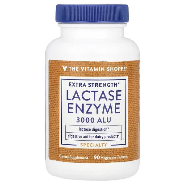 Lactase Enzyme, 3,000 ALU, 90 Vegetable Capsules