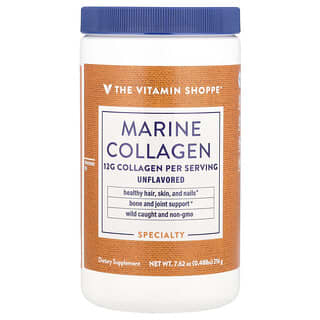 The Vitamin Shoppe, Colágeno Marinho, Sem Sabor, 216 g (7,62 oz)